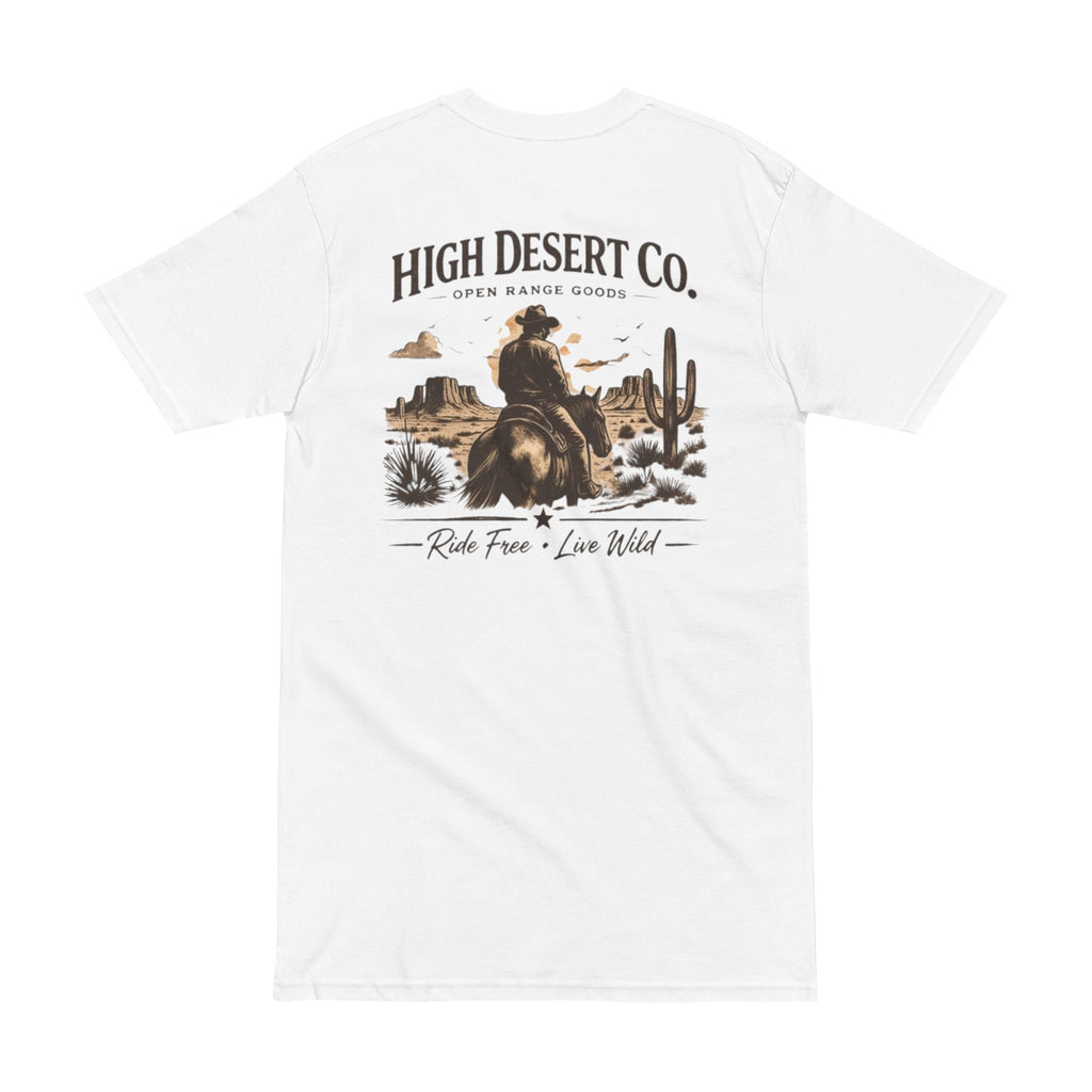 High Desert Co. Rider Tee – "Ride Free • Live Wild" Graphic T‑Shirt