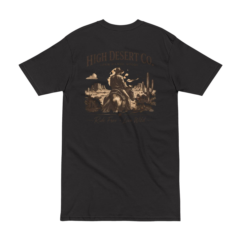 High Desert Co. Rider Tee – "Ride Free • Live Wild" Graphic T‑Shirt